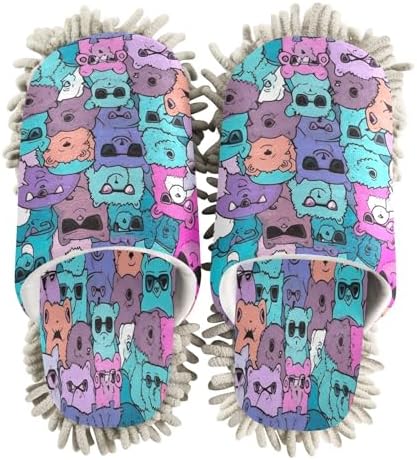 Zhirexin Cute Panda Cleaning Slippers