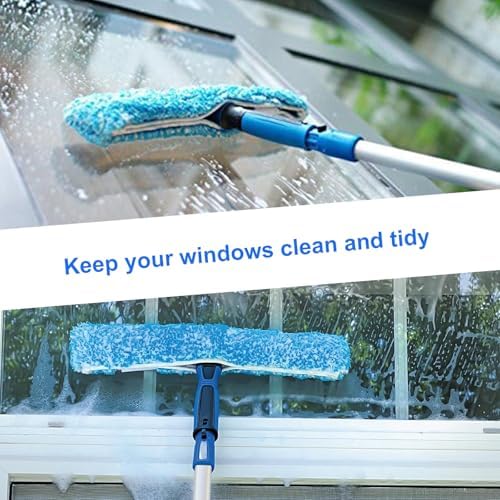 14 Inch Microfiber Window Scrubber Refill Replacement 6 Pack