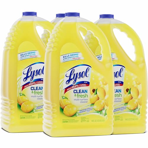 Lysol Multi-Surface Cleaner 144 Fl Oz Pack of 4