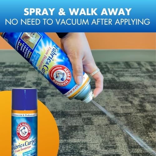 Fabric and Carpet Foam Deodorizer Professional 15 fl oz Case of 8