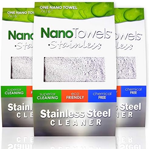 Nano Towels Stainless Steel Cleaner 3-Pack 1
