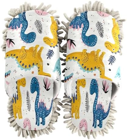 Zhirexin Microfiber Mop Slippers for House Cleaning 1