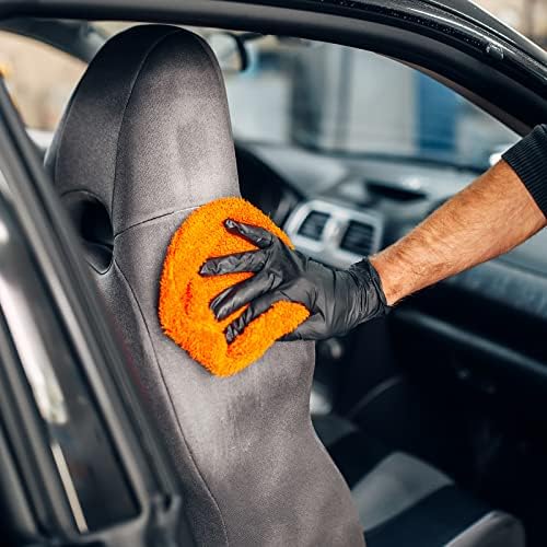 Schneider Black Vinyl Exam Gloves 4mil Disposable 1
