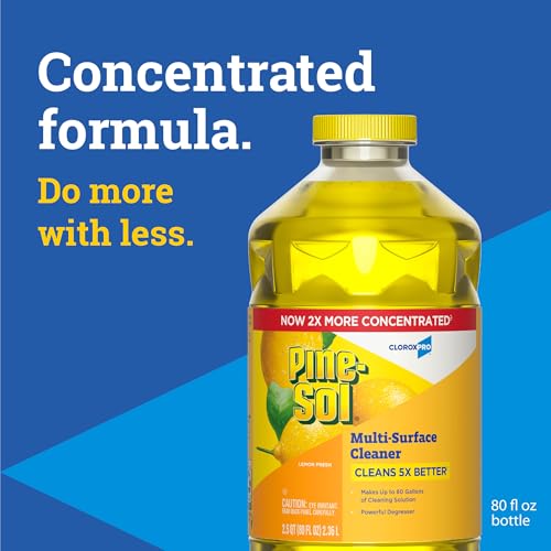 Pine-Sol CloroxPro Multi-Surface Cleaner 80 Fl Oz Pack of 3 1