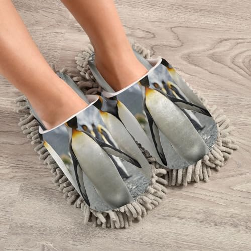 Zhirexin Cute Penguin Cleaning Slippers