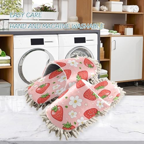 Zhirexin Cleaning Slippers with Microfiber Mop Pads 1