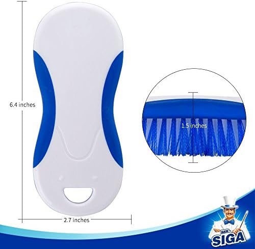 MRSIGA Heavy Duty Scrub Brush - Pack of 2 1