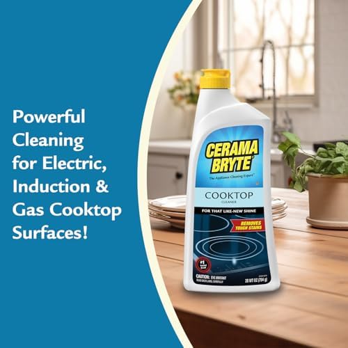 Cerama Bryte Glass Cooktop Cleaner Combo Kit - 6 Piece