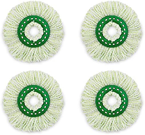 Libman Tornado Spin Mop System Bundle with Refills 4 Pack Floor Cleaning Kit