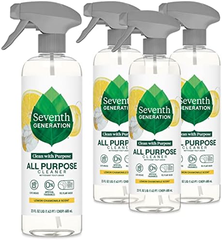 Seventh Generation All Purpose Cleaner 23 oz Pack of 4 Lemon Chamomile