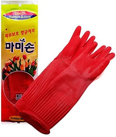 MAMISON X-Large Kitchen Rubber Gloves Non-Slip Reusable 1