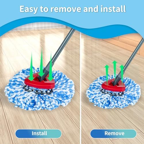 Zarevant Spin Mop Refill Head Pack of 4