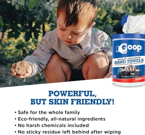 GOOP Multi-Purpose Waterless Hand Cleaner Towels