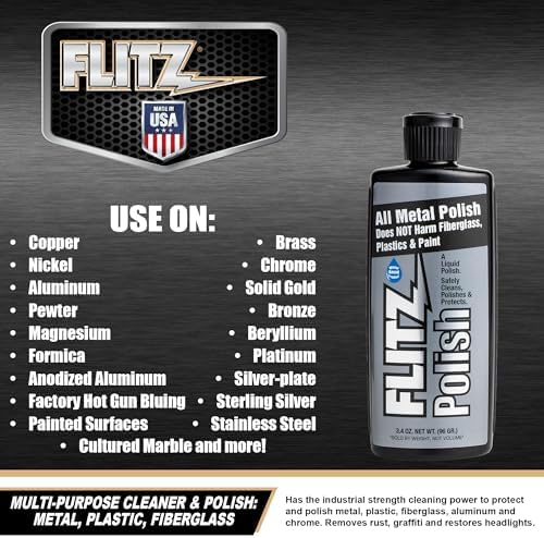 Flitz Multi-Purpose Metal Polish - 34oz USA Made 1