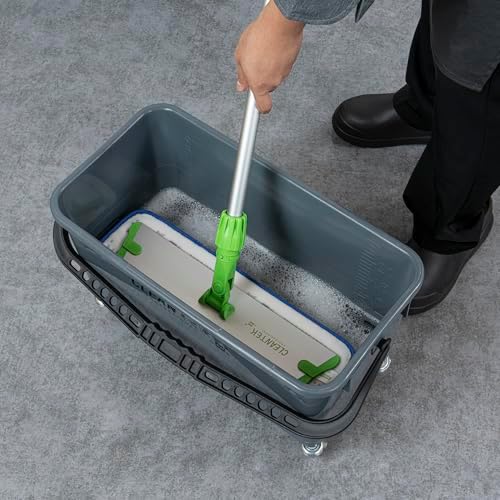 Restaurantware-Clean Tek 25 Quart Mop Bucket With Wheels