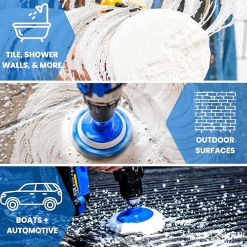 RotoScrub 7 Pack Multi-Purpose Drill Brush Kit
