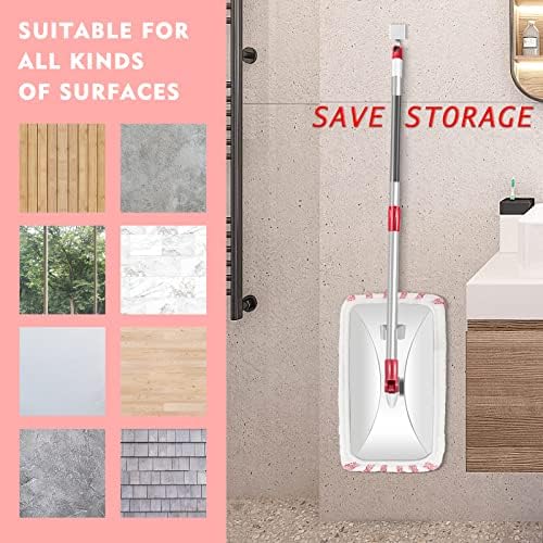 MASTERTOP Microfiber Dust Mop 16 Extra Large with 5 Pads