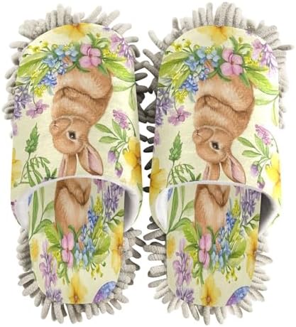 Bulletgxll Mopping Slippers with Microfiber Pad