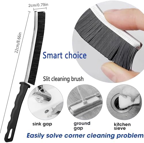 TURUM Gap Cleaning Brush Set 5pcs for Bathroom Kitchen Tiles