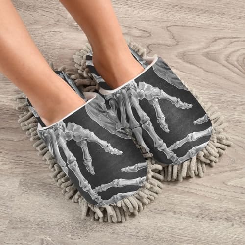Zhirexin Mop Slippers with Microfiber Cotton Flannel