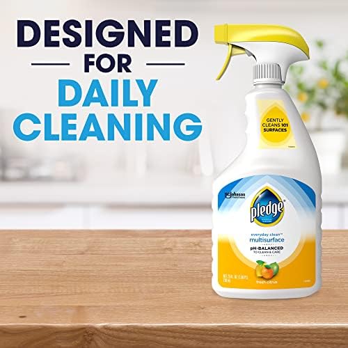 Pledge pH-Balanced Multisurface Cleaner Spray 25oz Pack of 3