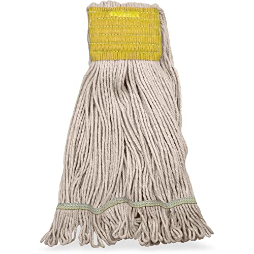 Sparta 369513B00 Cotton Mop Head - 5 Inch Yellow Loop-Ended 30 Inches Long