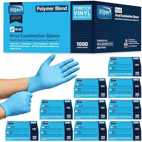 Inspire Nitrile-Vinyl Blend Disposable Gloves