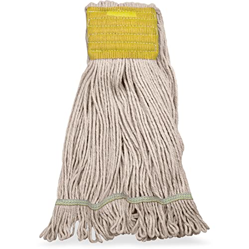 Sparta 369513B00 Cotton Mop Head - 5 Inch Yellow Loop-Ended 30 Inches Long