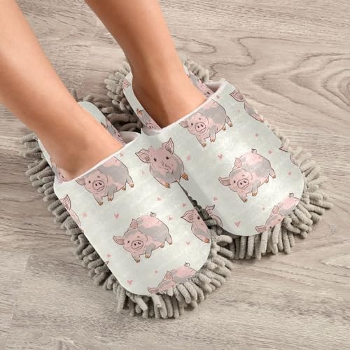 Zhirexin Microfiber Mop Slippers for House Cleaning