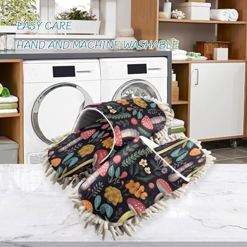 Zhirexin Mop Slippers - Soft Microfiber Cleaning Shoes for Home Use
