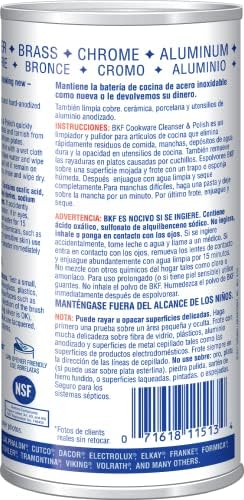 Bar Keepers Friend Cookware Cleanser Polish 2 Pack 12 Oz