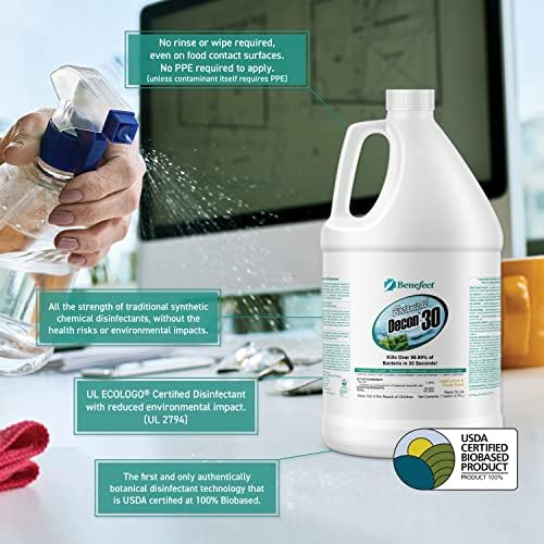 Benefect Botanical Decon 30 Disinfectant Cleaner - 1 Gallon