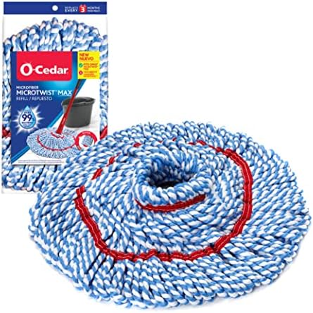 O-Cedar MicroTwist MAX Microfiber Refill Pack of 12