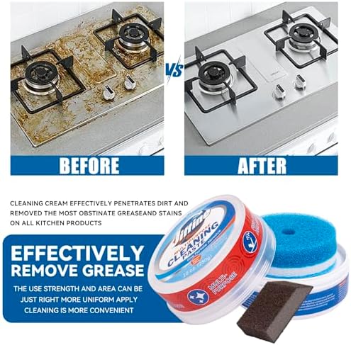 Jiffine Cooktop Cleaner Paste 10 oz Sparkling Finish
