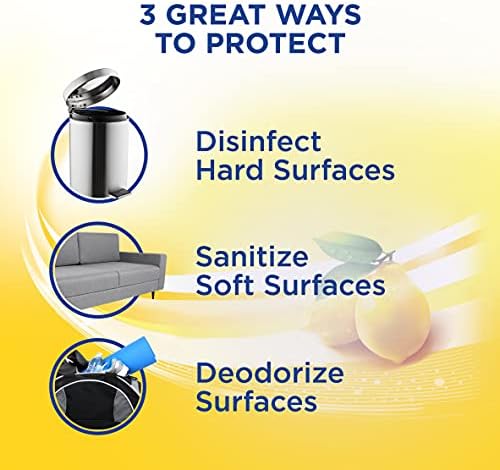 Lysol Disinfectant Spray Lemon Breeze 19oz