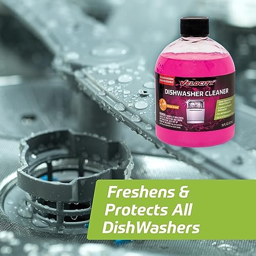 Velocity Dishwasher Cleaner 8 Uses Per Bottle
