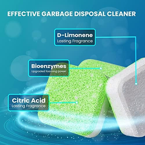 Maravello Garbage Disposal Cleaner 28 Tablets One Year Supply