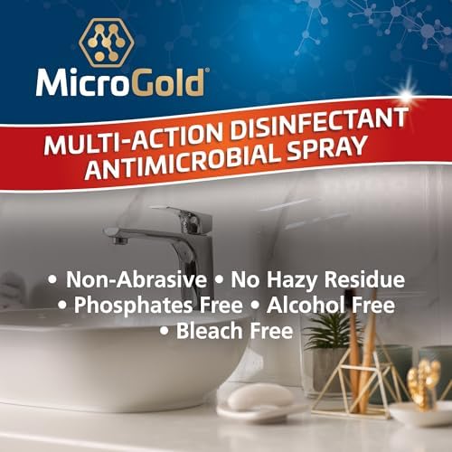 MicroGold Multi-Action Disinfectant Antimicrobial Spray 24 oz