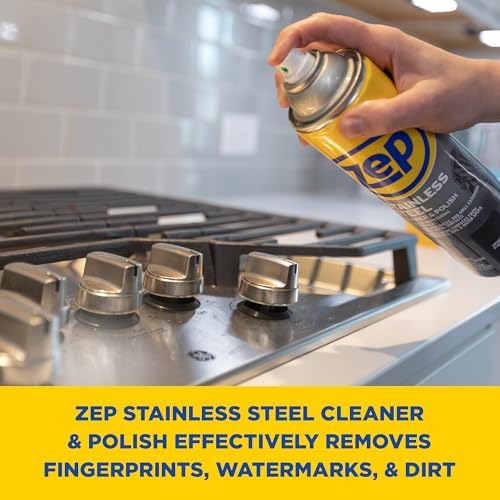 Zep Stainless Steel Cleaner and Polish 14 oz Case of 12