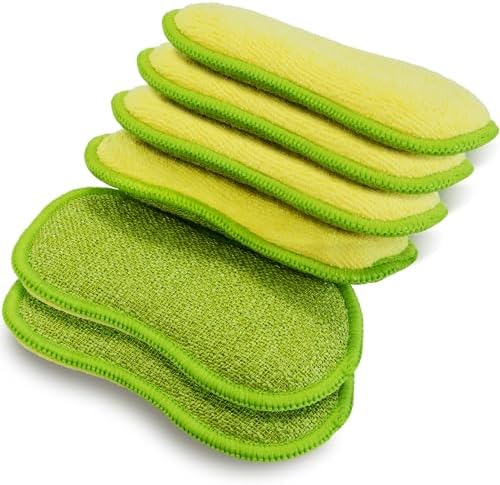 SmilePowo Multi-Purpose Scrub Sponges 6 Pack 1