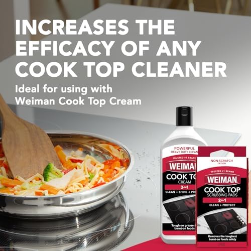 Weiman Cook Top Scrubbing Pads 3 Count