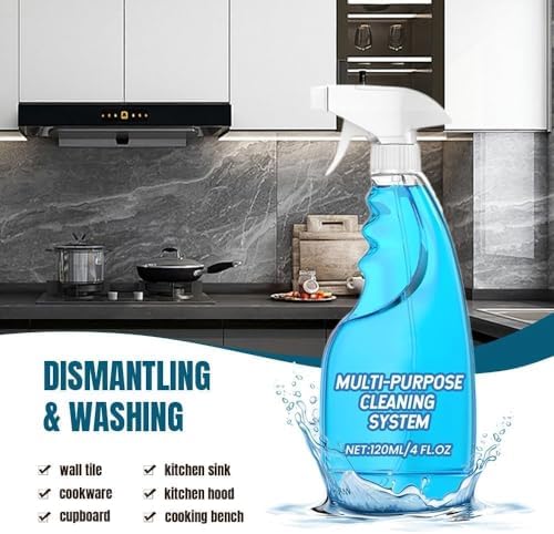 Oputemon All Purpose Grease Cleaner Foam Tablets Spray Bottle 1