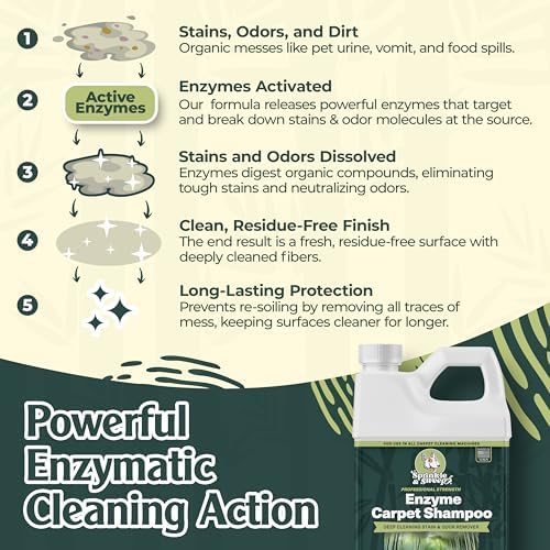 Sprinkle Sweep Enzyme Carpet Shampoo 32oz 1