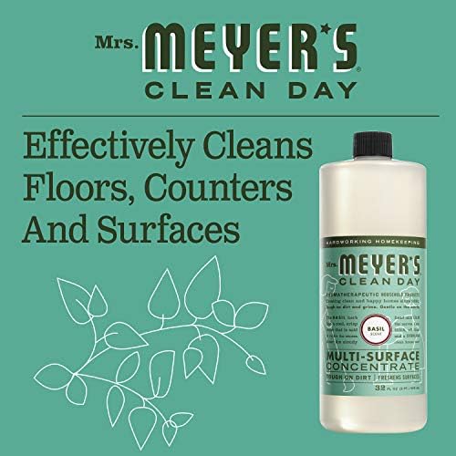 Mrs Meyers Clean Day Multi-Surface Cleaner Concentrate 32 Fl Oz Pack of 2
