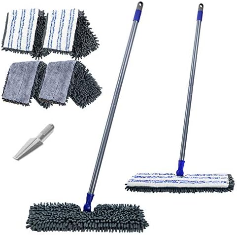 Masthome Microfiber Flip Mop with Stainless Steel Handle