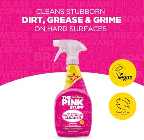 Stardrops The Pink Stuff Cleaning Bundle 3-Pack Multi-Purpose Paste Spray Cream