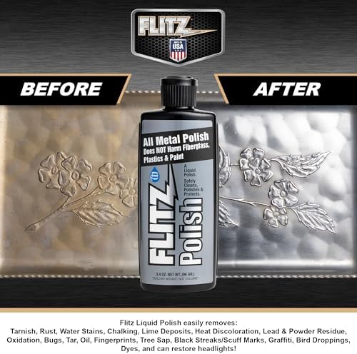 Flitz Multi-Purpose Metal Polish - 34oz USA Made 1