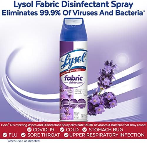 Lysol Fabric Disinfectant Spray 15 Fl Oz Lavender