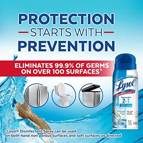 Lysol Neutraair Disinfectant Spray 10 Fl Oz Driftwood Waters
