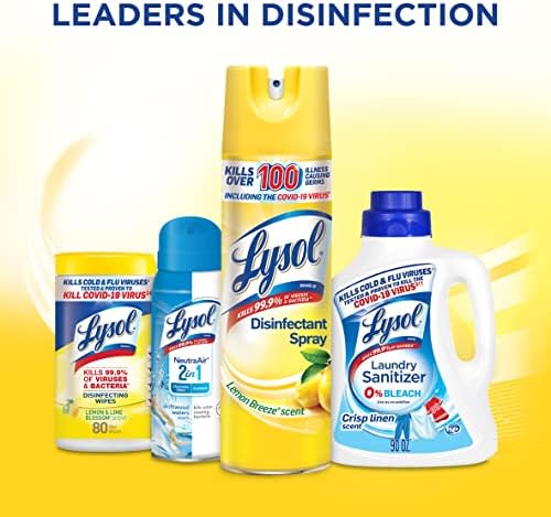 Lysol Disinfectant Spray Lemon Breeze 19oz